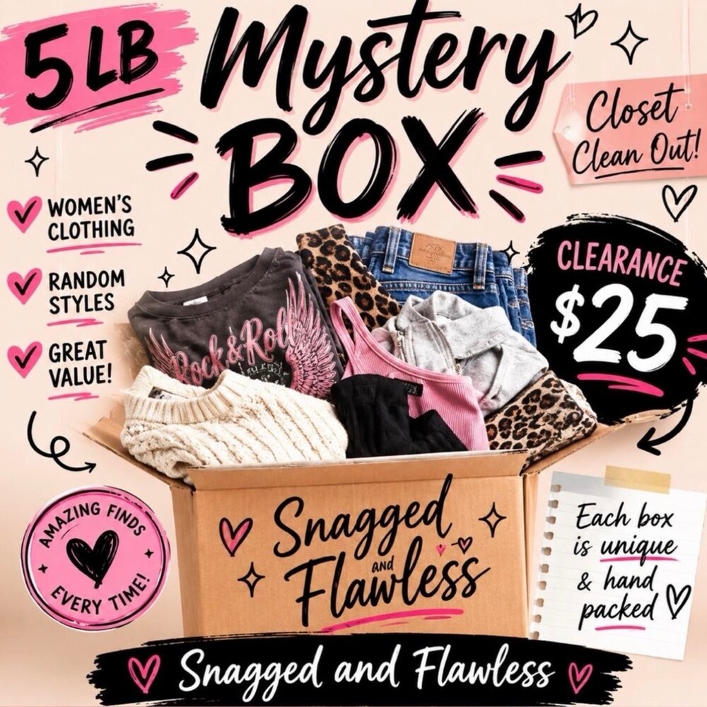 5lb MYSTERY Clothing(Y2K 90s Fairy Cottage Boho) Mixture